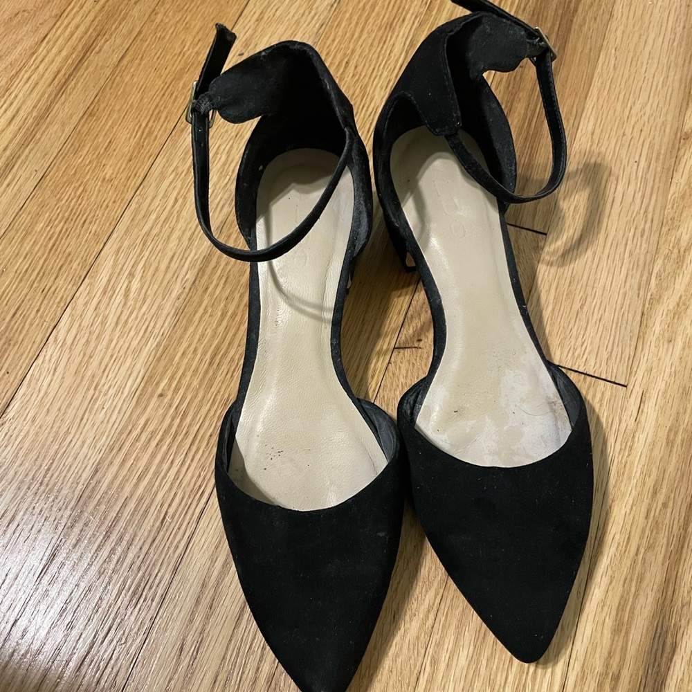 Aldo suede heel